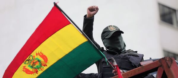 Protestas contra la reelección de Evo Morales en La Paz, Bolivia - Sputnik Mundo
