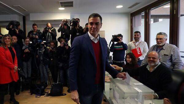 Pedro Sánchez, líder del Partido Socialista español - Sputnik Mundo