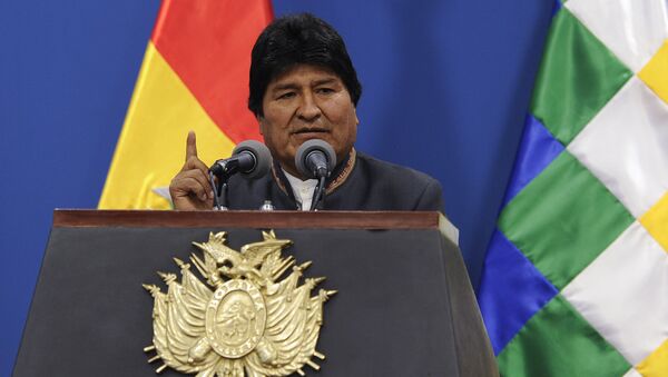 Evo Morales, expresidente de Bolivia - Sputnik Mundo