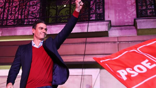 Pedro Sánchez, líder del PSOE y presidente del Gobierno en funciones - Sputnik Mundo