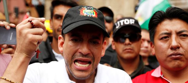 Luis Fernando Camacho, líder opositor boliviano - Sputnik Mundo