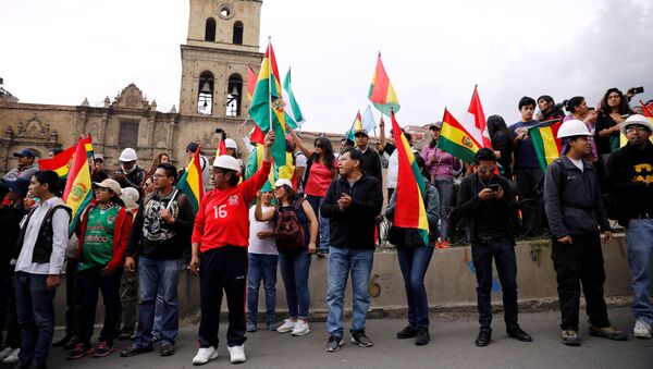 Protestas en Bolivia - Sputnik Mundo