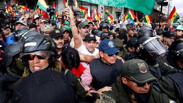 Protestas en Bolivia - Sputnik Mundo