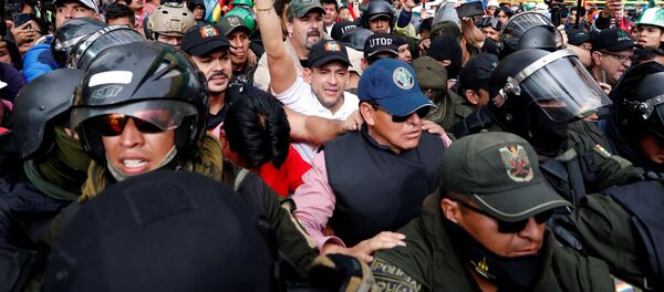 Protestas en Bolivia Protestas en Bolivia - Sputnik Mundo