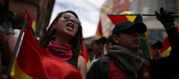 Protestas en Bolivia - Sputnik Mundo