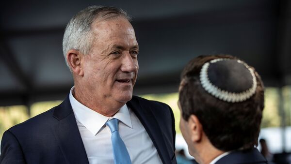 Benny Gantz, líder de la coalición centrista israelí Azul y Blanco - Sputnik Mundo