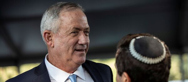 Benny Gantz, líder de la coalición centrista israelí Azul y Blanco - Sputnik Mundo
