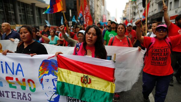 Protestas en Bolivia - Sputnik Mundo