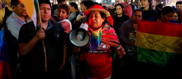 Manifestación en Buenos Aires en apoyo a Evo Morales - Sputnik Mundo