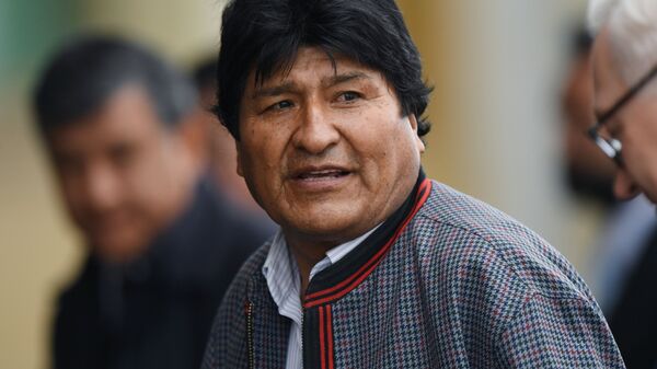 Evo Morales, expresidente boliviano - Sputnik Mundo