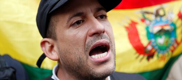 Luis Fernando Camacho, líder cívico de Santa Cruz, Bolivia Luis Fernando Camacho, líder cívico de Santa Cruz, Bolivia - Sputnik Mundo