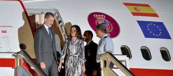 Los monarcas de España, Felipe VI y Letizia, arriban a Cuba - Sputnik Mundo