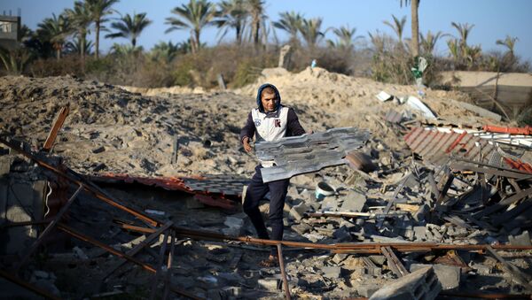 La situación en la Franja de Gaza La situación en la Franja de Gaza - Sputnik Mundo