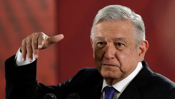 Andrés Manuel López Obrador, presidente de México Andrés Manuel López Obrador, presidente de México - Sputnik Mundo