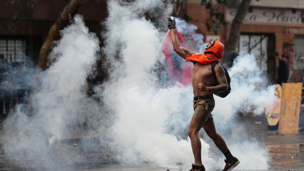 Protestas en Chile - Sputnik Mundo