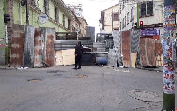 Barricadas en la Paz, Bolivia - Sputnik Mundo