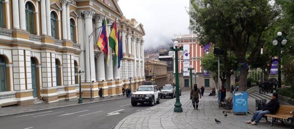 La sede de la Asamblea Legislativa en La Paz, Bolivia - Sputnik Mundo