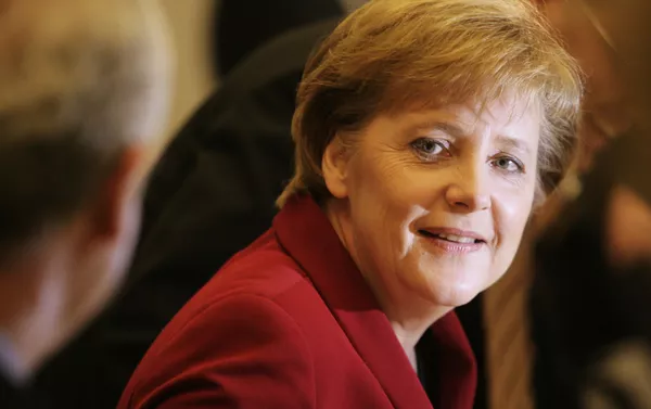 Angela Merkel en 2005 cuando fue designada canciller federal de Alemania Angela Merkel en 2005 cuando fue designada canciller federal de Alemania - Sputnik Mundo