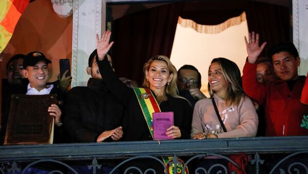 Jeanine Áñez, presidenta interina de Bolivia - Sputnik Mundo