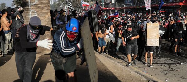 Protestas en Chile - Sputnik Mundo