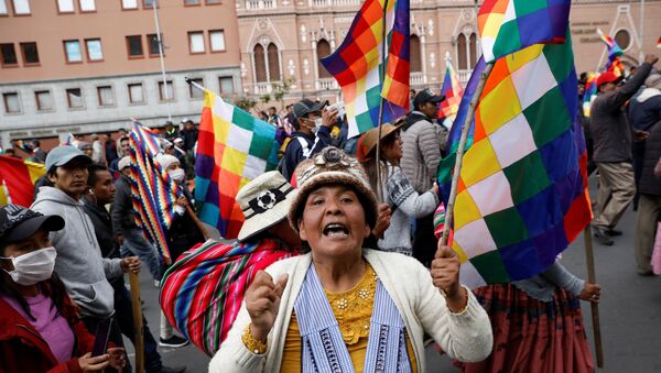 Protestas en Bolivia  - Sputnik Mundo