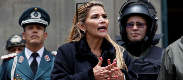 Jeanine Áñez, presidenta interina de Bolivia - Sputnik Mundo