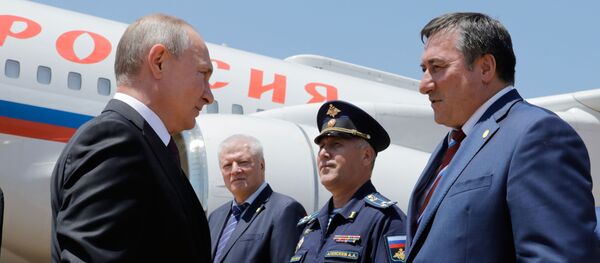 El presidente de Rusia, Vladímir Putin, arriba a Brasil - Sputnik Mundo