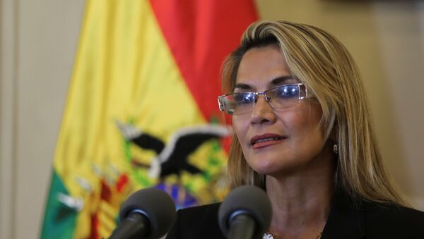 Jeanine Áñez, presidenta interina de Bolivia - Sputnik Mundo