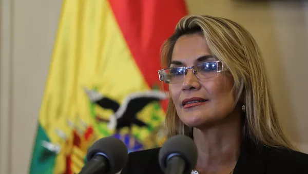 Jeanine Áñez, presidenta interina de Bolivia