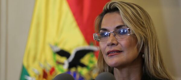 Jeanine Áñez, presidenta interina de Bolivia - Sputnik Mundo