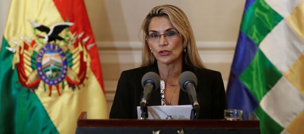 Jeanine Áñez, presidenta interina de Bolivia - Sputnik Mundo