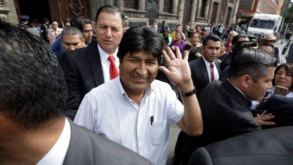 Evo Morales, expresidente boliviano - Sputnik Mundo