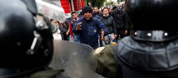Protestas en Bolivia - Sputnik Mundo