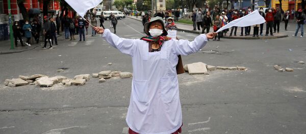 Protestas en Bolivia - Sputnik Mundo