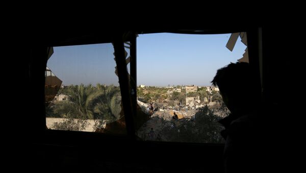 Situación en la Franja de Gaza - Sputnik Mundo