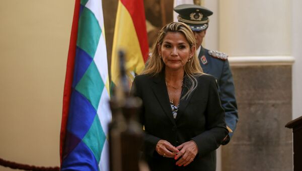 Jeanine Áñez, presidenta interina de Bolivia - Sputnik Mundo