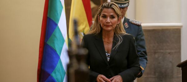 Jeanine Áñez, presidenta interina de Bolivia - Sputnik Mundo