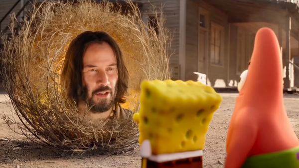 Una escena del tráiler de la película 'Bob Esponja: un héroe al rescate' - Sputnik Mundo