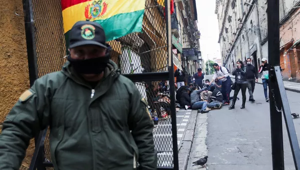 Fuerzas represivas de Bolivia  - Sputnik Mundo