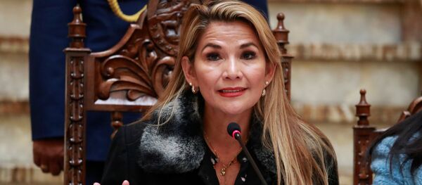 Jeanine Áñez, presidenta de facto de Bolivia (archivo) - Sputnik Mundo