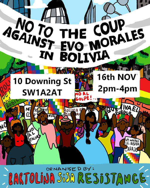 La diáspora boliviana llama a protestar en Londres frente a Downing Street La diáspora boliviana llama a protestar en Londres frente a Downing Street - Sputnik Mundo