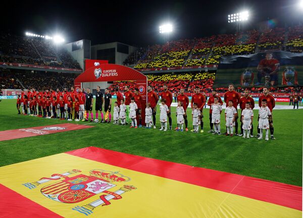 España aplasta a Malta por 7-0 en la clasificación para la Eurocopa 2020 - Sputnik Mundo