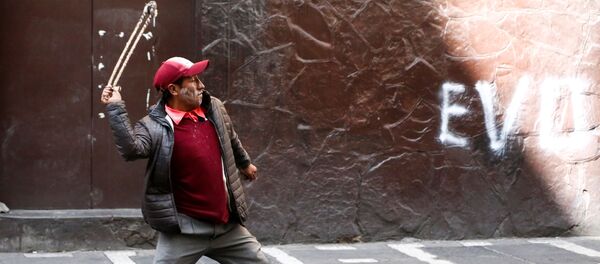 Protestas en La Paz, Bolivia - Sputnik Mundo