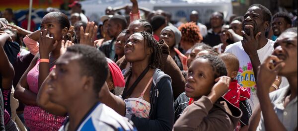 Migrantes haitianos en México Migrantes haitianos en México - Sputnik Mundo