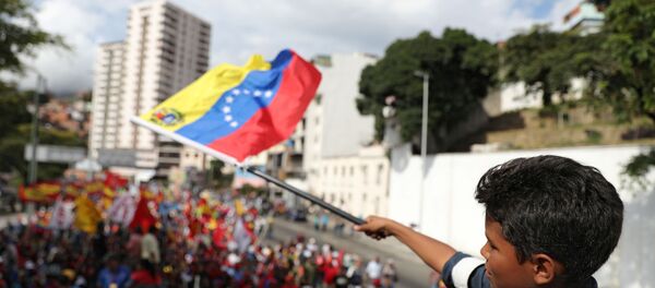 Marcha en Caracas, Venezuela - Sputnik Mundo