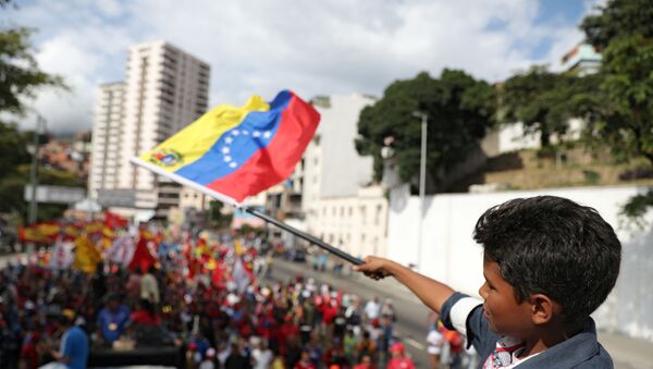 Marcha en Caracas, Venezuela - Sputnik Mundo