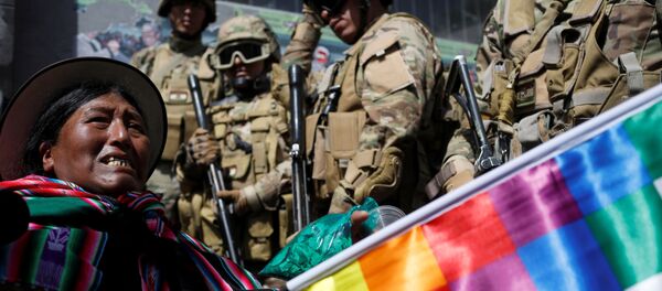 Protestas en La Paz, Bolivia - Sputnik Mundo