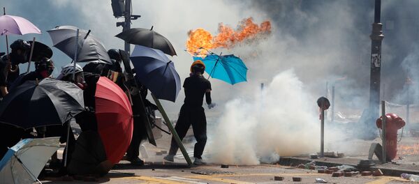 Protestas en Hong Kong - Sputnik Mundo