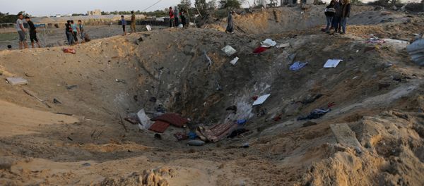 La situación en la Franja de Gaza La situación en la Franja de Gaza - Sputnik Mundo