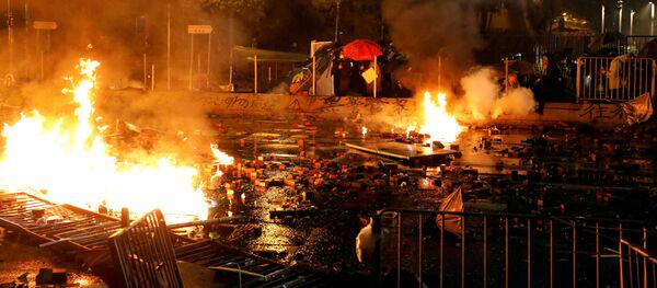 Protestas en Hong Kong - Sputnik Mundo